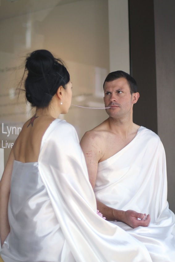 Secret Language of Flowers exhibition performance piece