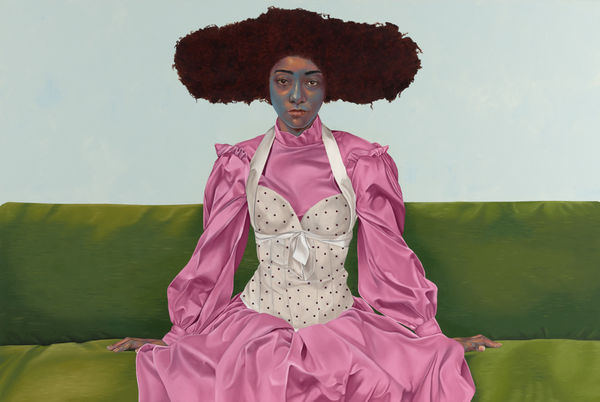 Robert Peterson Head in the Clouds, 2022 Oil on canvas 48 x 72 inches