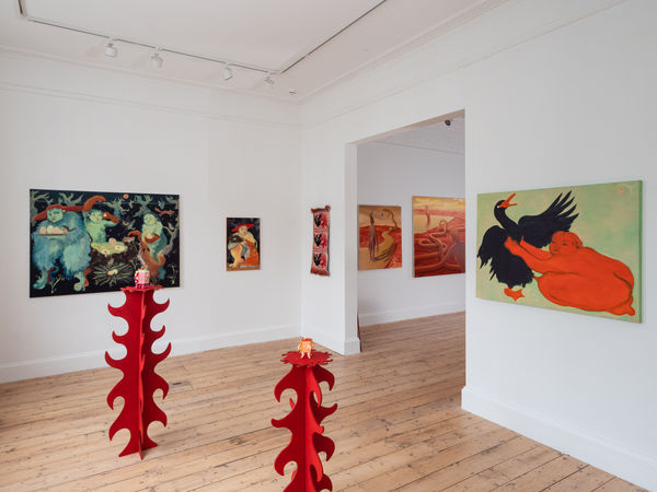 The Red Room A group exhibition of four emerging artists, London