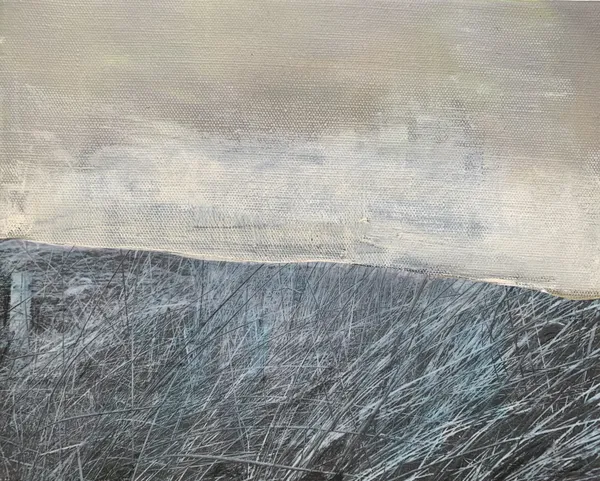 Film Noir 2022 Mixed Media On Canvas 25 X 30 Cm