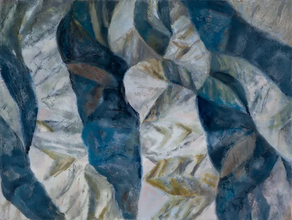 Terrain Study Oil On Canvas 44 X 34 Cm