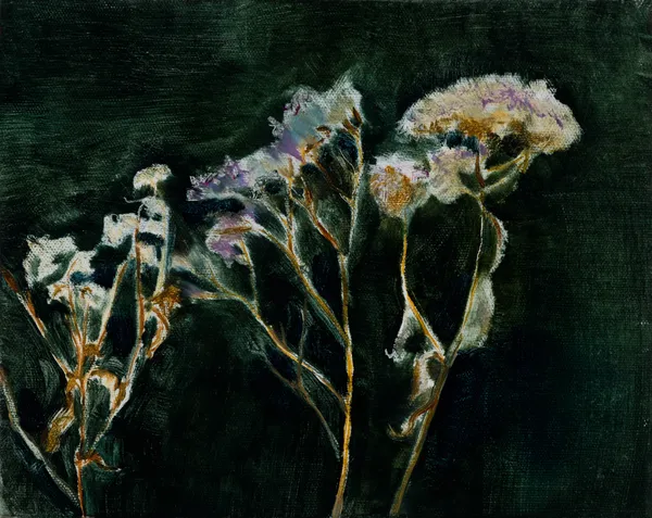 Untitled Flowers 2023 25 X 30 Cm Oil On Canvas