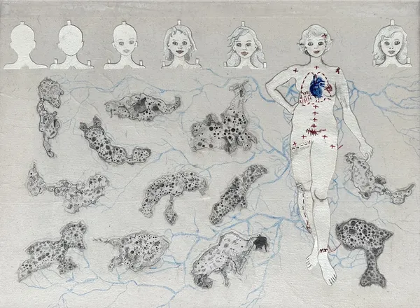 Regine Bartsch Flowers inside the Fire