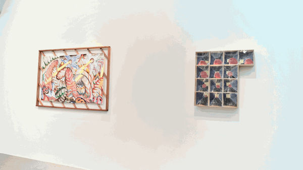 Mike HJ Chang (left) Twin Eyes (right) Storyboard of a Fruit Soon to be Eaten by an Interdimensional Snake