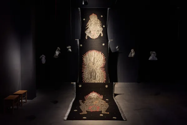 Citra Sasmita, Sky River in The Fountain of Amygdala, 2026. Image courtesy: CHAT (Centre for Heritage, Arts and Textile), Hong Kong