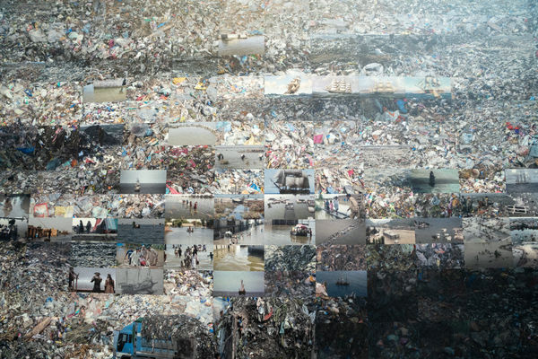 Rashid Rana, It Lies Beyond, 2022, A specific installation for Volte Art Projects (Detail)