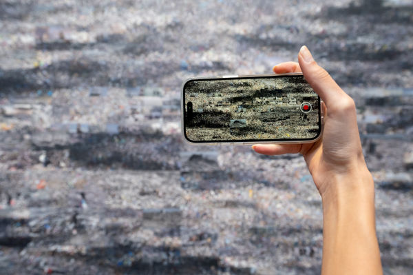 Rashid Rana, It Lies Beyond, 2022 (Detail of Augmented Reality)