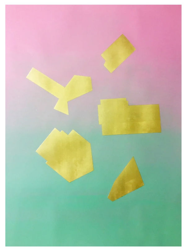 print of gradiating color