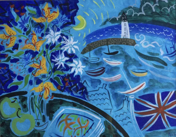 Nicholas Hely-Hutchinson, Flowers by the Harbour