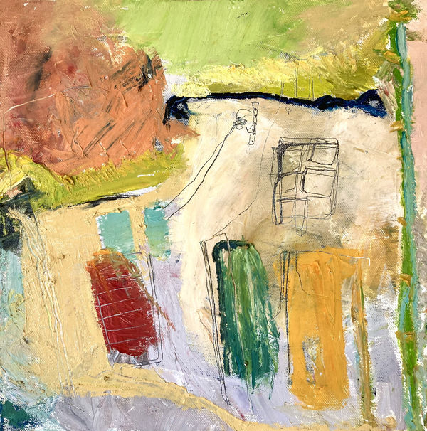 Julia Maleeva, Orange Door, Blush Sky