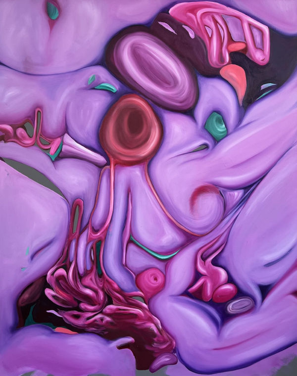 Lauren Brown Glitch, 2022 Oil on canvas 150 x 120 cm