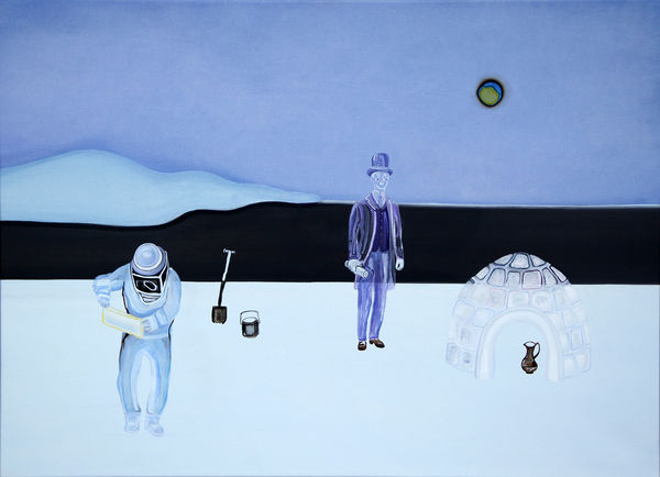 Phillip Reeves Igloo, 2022 Oil on canvas 110 x 80 cm