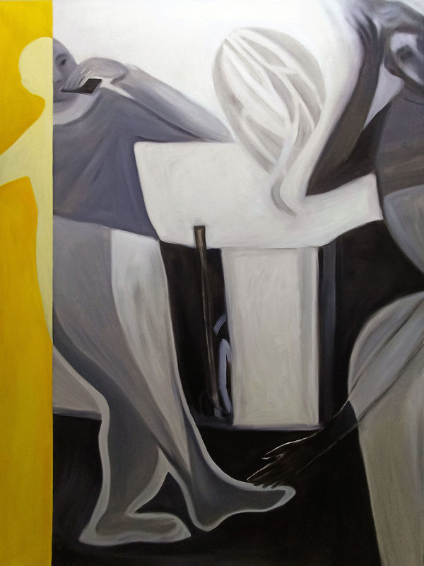 Diana Zrnic Elsewhere, 2021 Oil on canvas 160 x 120 x 5 cm