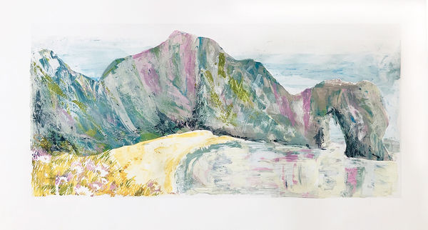 Durdle Mute Pinks by Rebecca Guyett