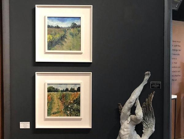 Original oil on board by Jayne Tricker