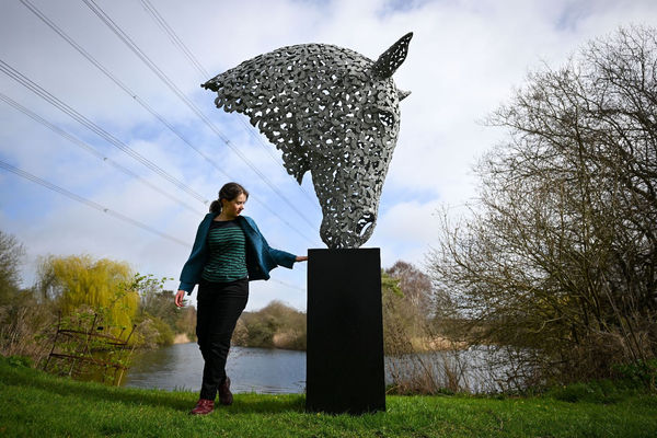 Big Horse Head by Charles Elliott. Photo by Finnbarr Webster