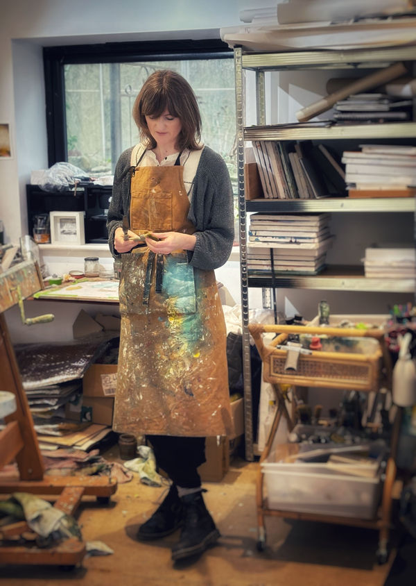 Portrait Laura In Studio Looking Down