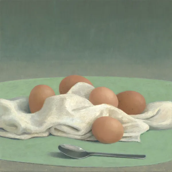 Eggs Cloth and Spoon By Joe Dunne RHA
