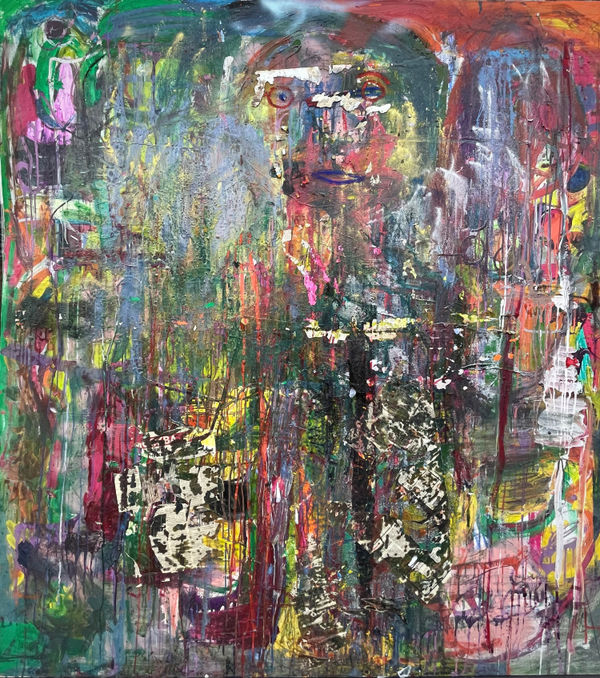 Sergey Nikitin Back to Normal, 2020-2022 mixed media on canvas 180 x 167 cm