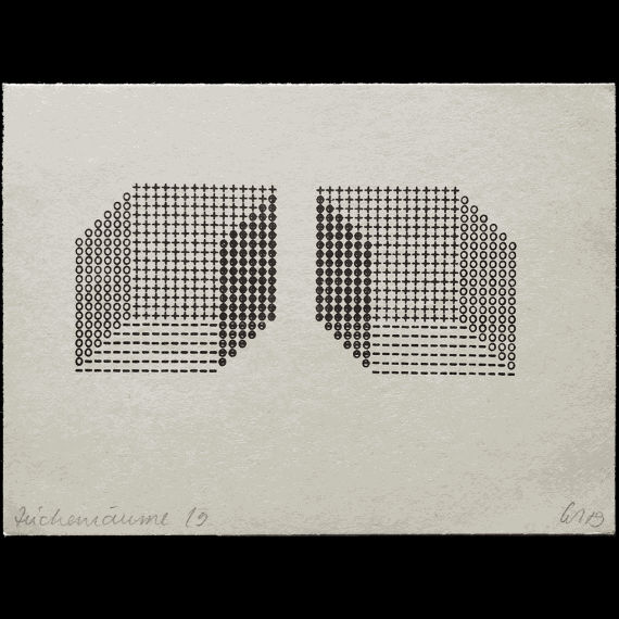 Ruth Wolf-Rehfeldt, Zeichenraume 19, 1979
