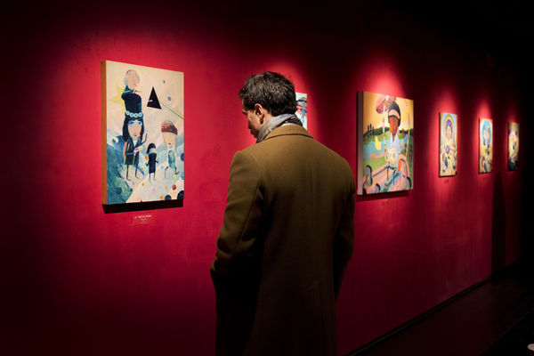 Dcg Rome Distorted Frequencies By Farley Del Rosario 2024 Exhibition Opening 3 Courtesy Of Dcg And The Photographer Federica Iannella