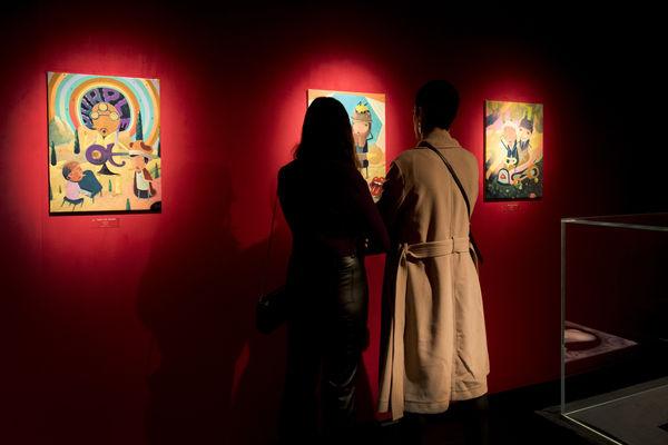 Dcg Rome Distorted Frequencies By Farley Del Rosario 2024 Exhibition Opening 6 Courtesy Of Dcg And The Photographer Federica Iannella