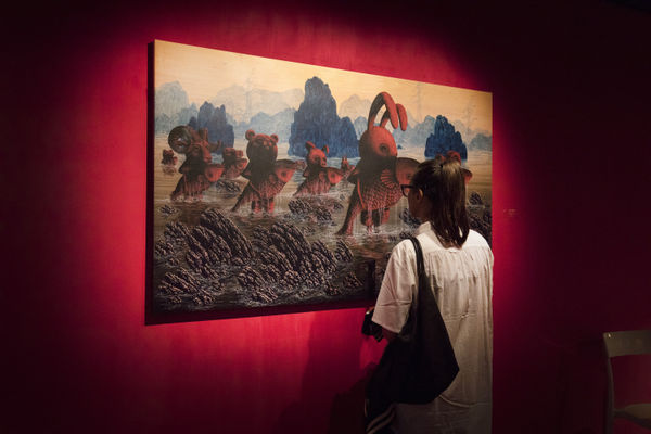 Dcg Rome Opening Pictures Masquerade Pieta By Lee Gihun Courtesy Of Dorothy Circus Gallery And Federica Iannella 10