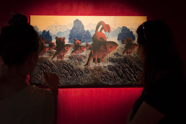 Dcg Rome Opening Pictures Masquerade Pieta By Lee Gihun Courtesy Of Dorothy Circus Gallery And Federica Iannella 7