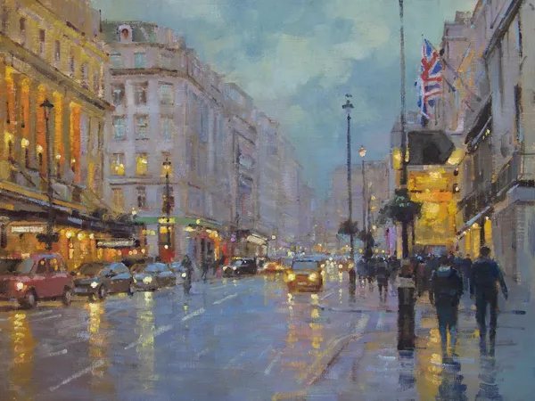 Evening Showers, Haymarket, London