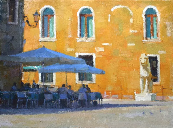 Street cafe by the Arsenale, Venice