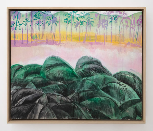 Cl138 Composition With Palm Tops 2023 25 X 29 In A Lr