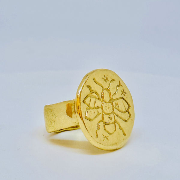 Apis V.2, Lost Constellation Bee Ring, From the Lost Constellation Series by sculptor Goody-B. Wiseman