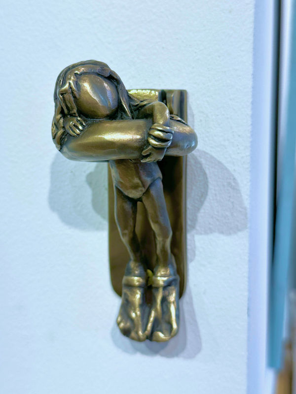Lil' Life Ring Door Knocker, by Sculptor, Goody-B. WIseman