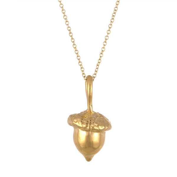 Golden Acorn Necklace, Golden Acorn Necklace by sculptor Goody-B. Wiseman