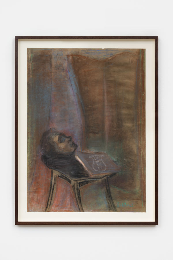 Carole Gibbons Orpheus C 1980 Pastel On Paper 66 1 X 47 9 Cm 26 X 18 7 8 In Framed 75 9 X 57 6 X 3 5 Cm 29 7 8 X 22 5 8 X 1 3 8 In Photo By Damian Griffiths