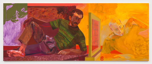 Anthony Cudahy Dusk And Dawn With Perspective Machine 2024 Oil On Linen 121 9 X 304 8 X 2 7 Cm 48 X 120 X 1 1 8 In A Cud0249 Photo By Jsp Art Photography