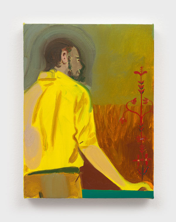 Anthony Cudahy Figure And Free Radical Tree 2024 Oil On Panel 25 4 X 20 3 X 2 5 Cm 10 X 8 X 1 In A Cud0255 Photo By Jsp Art Photography