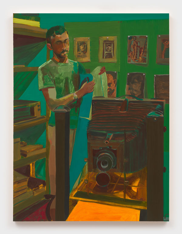 Anthony Cudahy The Photographer V 2024 Oil On Panel 121 9 X 91 4 X 5 1 Cm 48 X 36 X 2 In A Cud0251 Photo By Jsp Art Photography