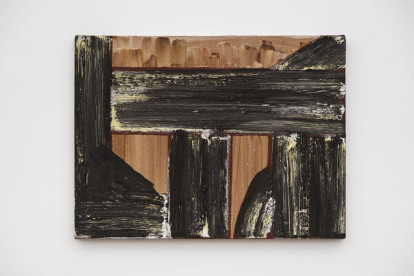 Basil Beattie A Store Of Dark Summers 1997 Oil On Canvas 30 5 X 40 5 X 2 1 Cm 12 X 16 X 7 8 In B Bea0052 Photo By Damian Griffiths