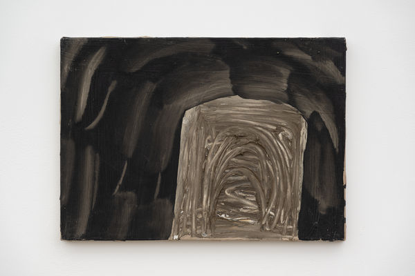 Basil Beattie Back Of Beyond 1995 Oil On Canvas 25 5 X 35 5 X 2 1 Cm 10 X 14 X 7 8 In B Bea0079 Photo By Damian Griffiths