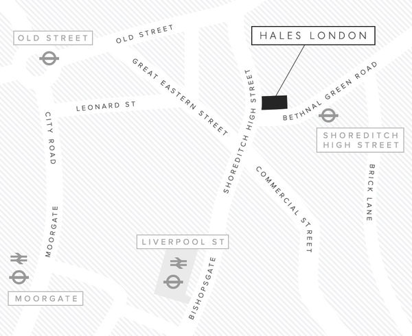Hales London map 