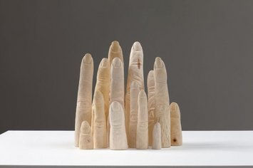 Jane Wilbraham, Index, 2010-2011, Sycamore, 17 x 13 x 10 cm, 6 3/4 x 5 1/8 x 4 in