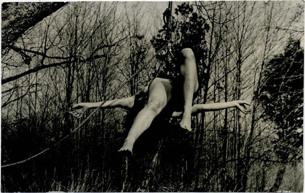 Carolee Schneemann, Study for Up To and Including Her Limits, 1973, Photo by Anthony McCall.