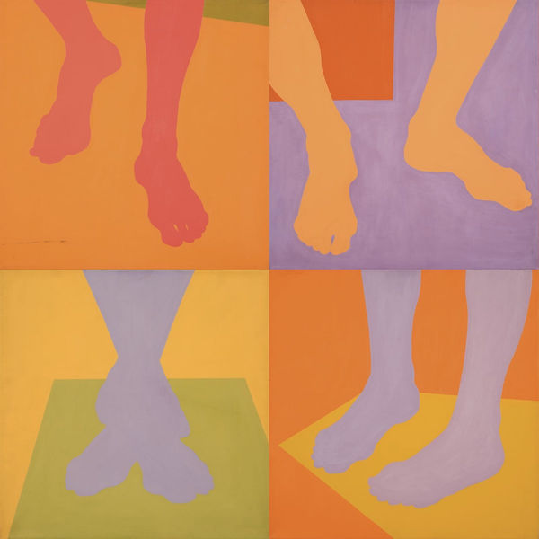 Detail of Kay WalkingStick, Feet Series Arrangement, 1972