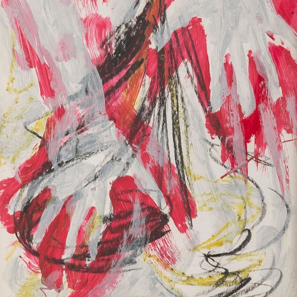 Detail of Carolee Schneemann, Hand-Heart for Ana Mendieta, 1986