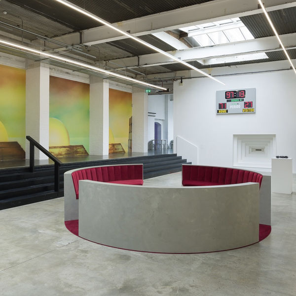 Installation view of Gray Wielebinski: The Red Sun is High, the Blue Low, Institute of Contemporary Arts, 20 September - 23 December 2023