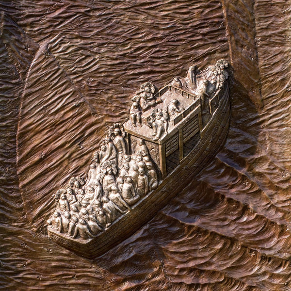 Detail of Hew Locke, The Jurors, 2015