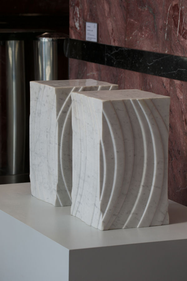 Double Vision, 2004 Carrara marble 122 x 88 x 75 cm Photo © Heini Schneebeli / Bridgeman Images