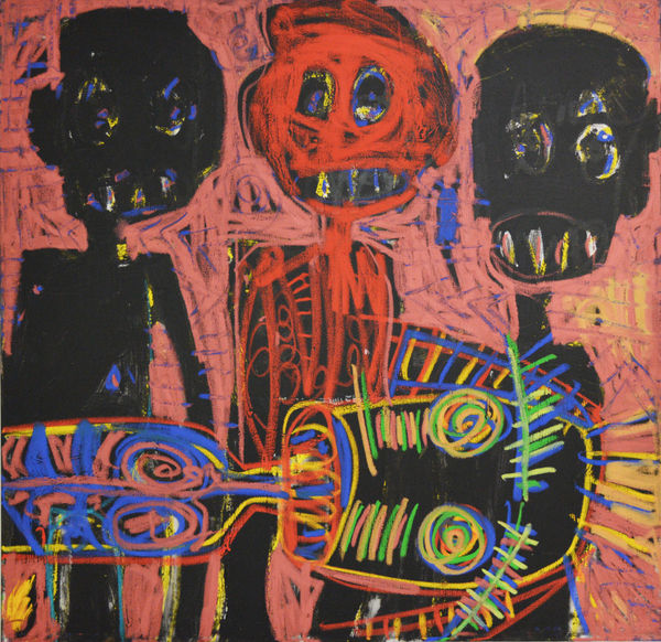 Aboudia Talking Heads