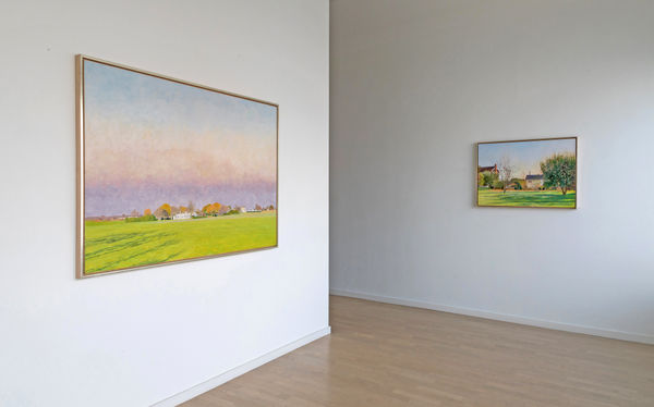 Two Sheridan Lord's, one very sizeable, each placed on adjacent walls.